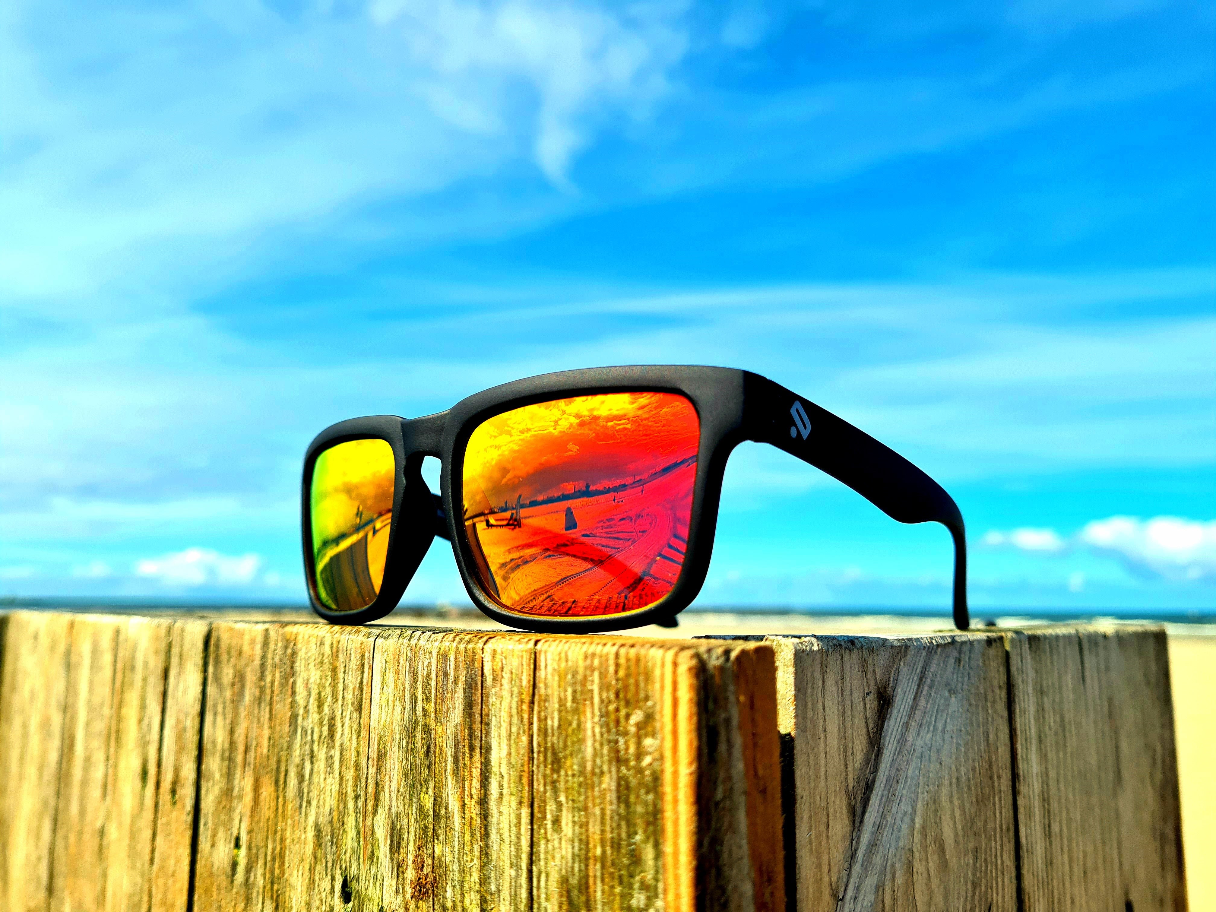 Zonnebril met spiegelglazen