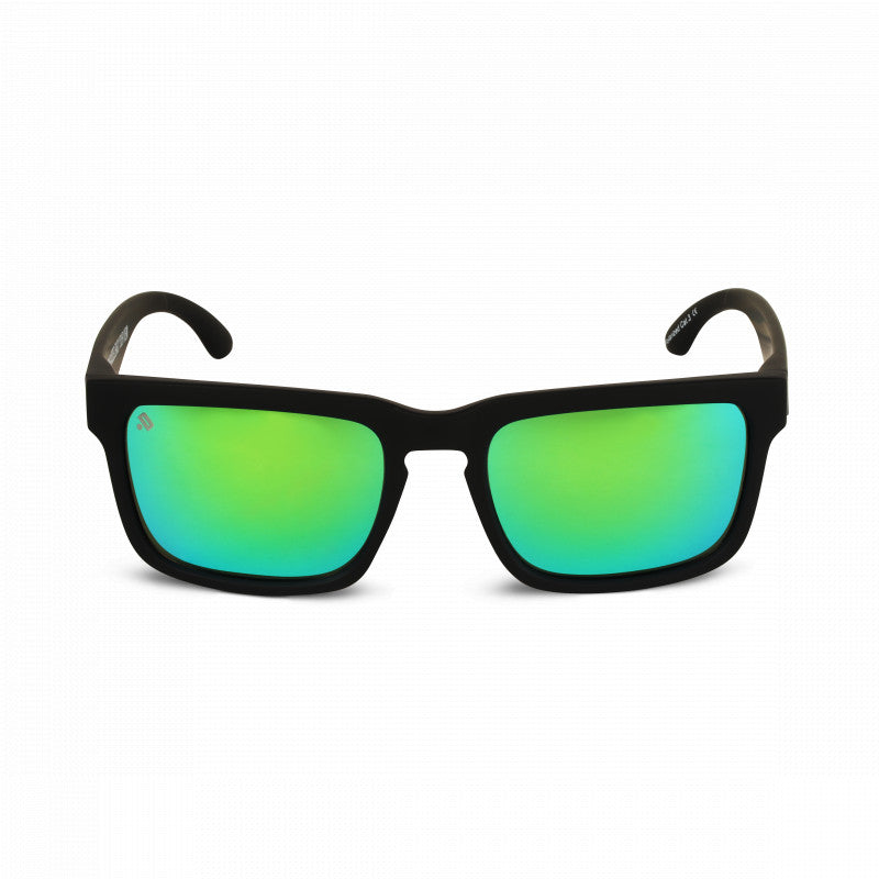 Polarized sunglasses with green mirror lenses Dutchglasses